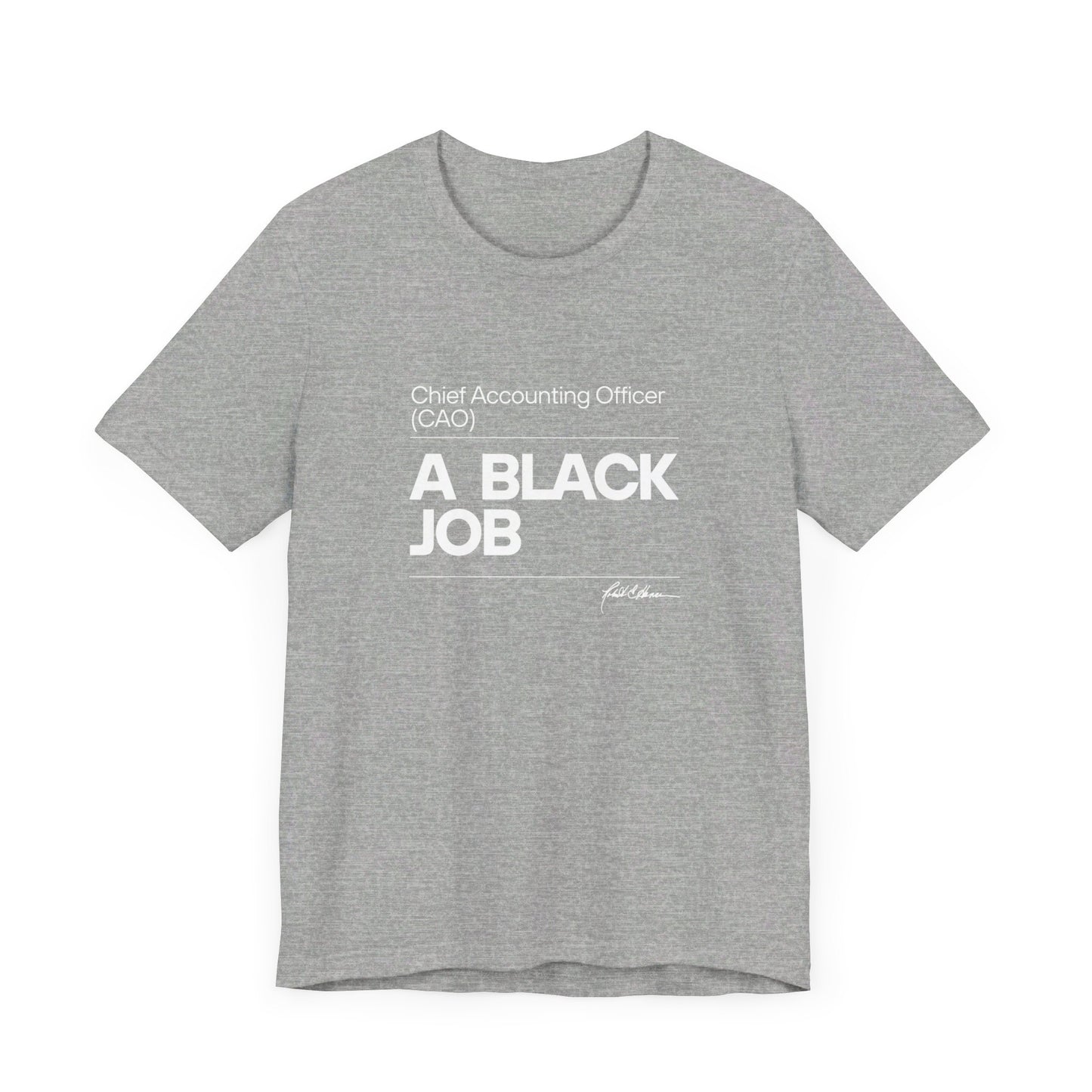 Chief Accounting Officer (CAO), a black job