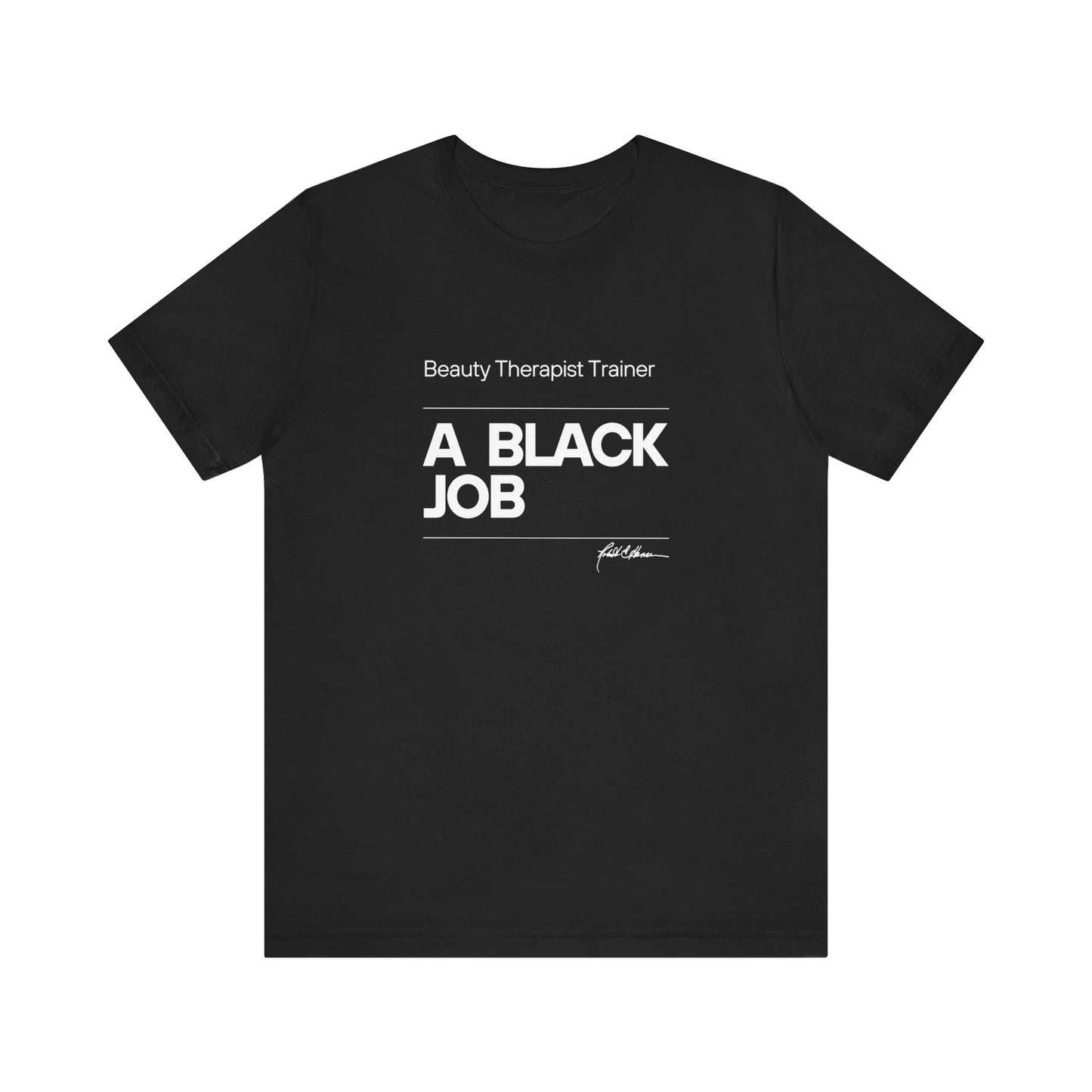 Beauty Therapist Trainer, a black job