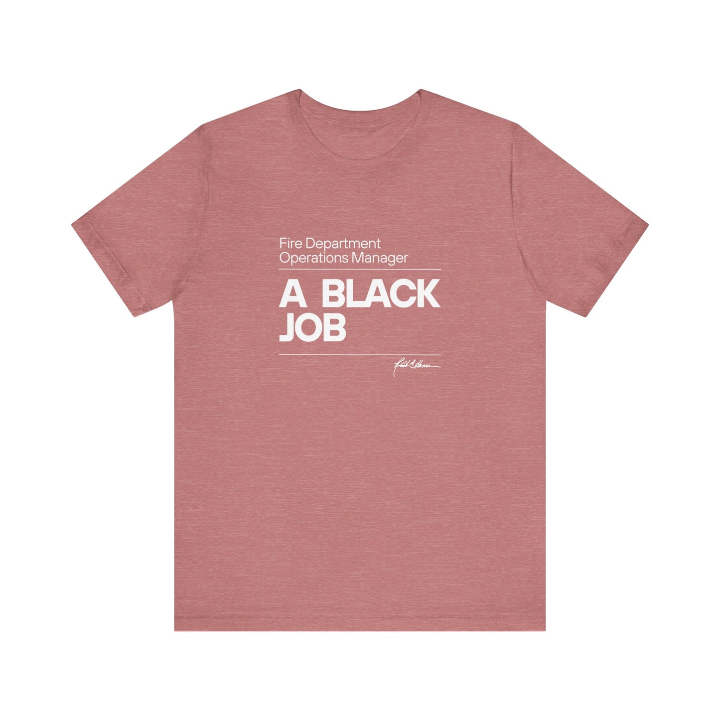 Fire Department Operations Manager, a black job