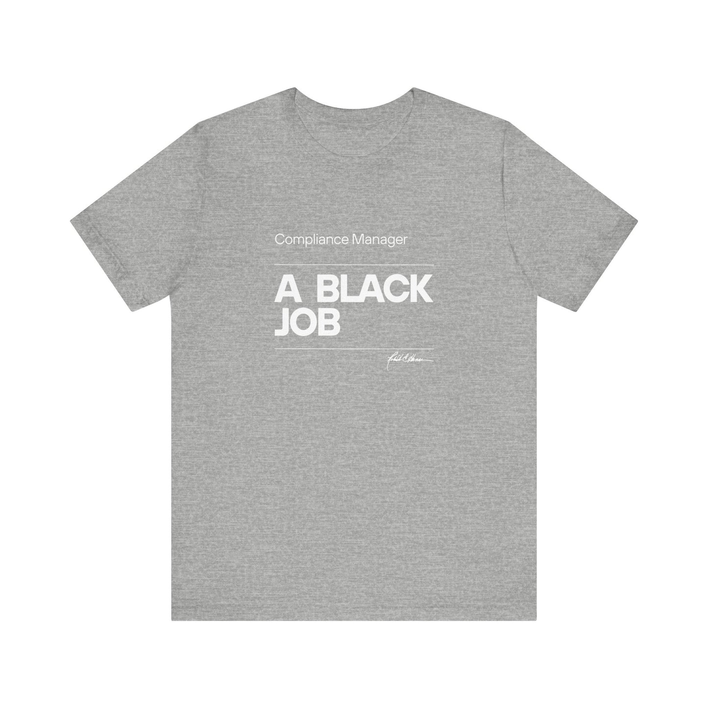 Compliance Manager, a black job