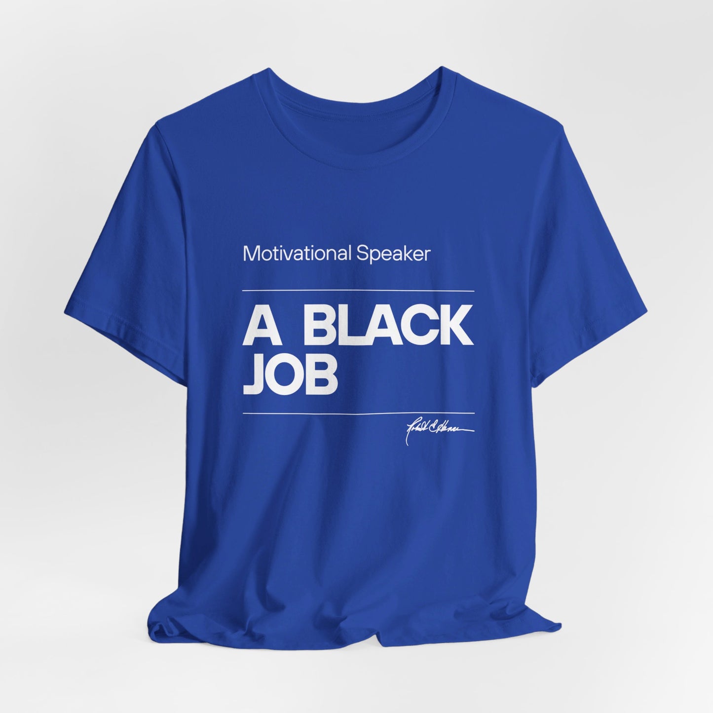 Motivational Speaker, a Black Job