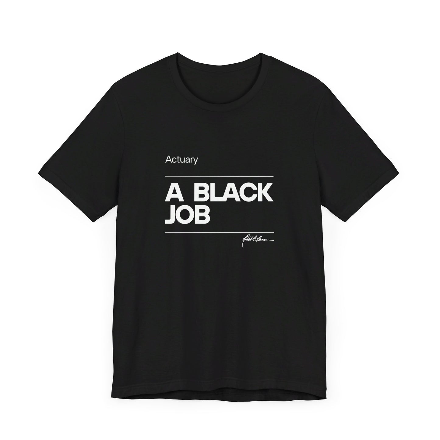 Actuary, a black job