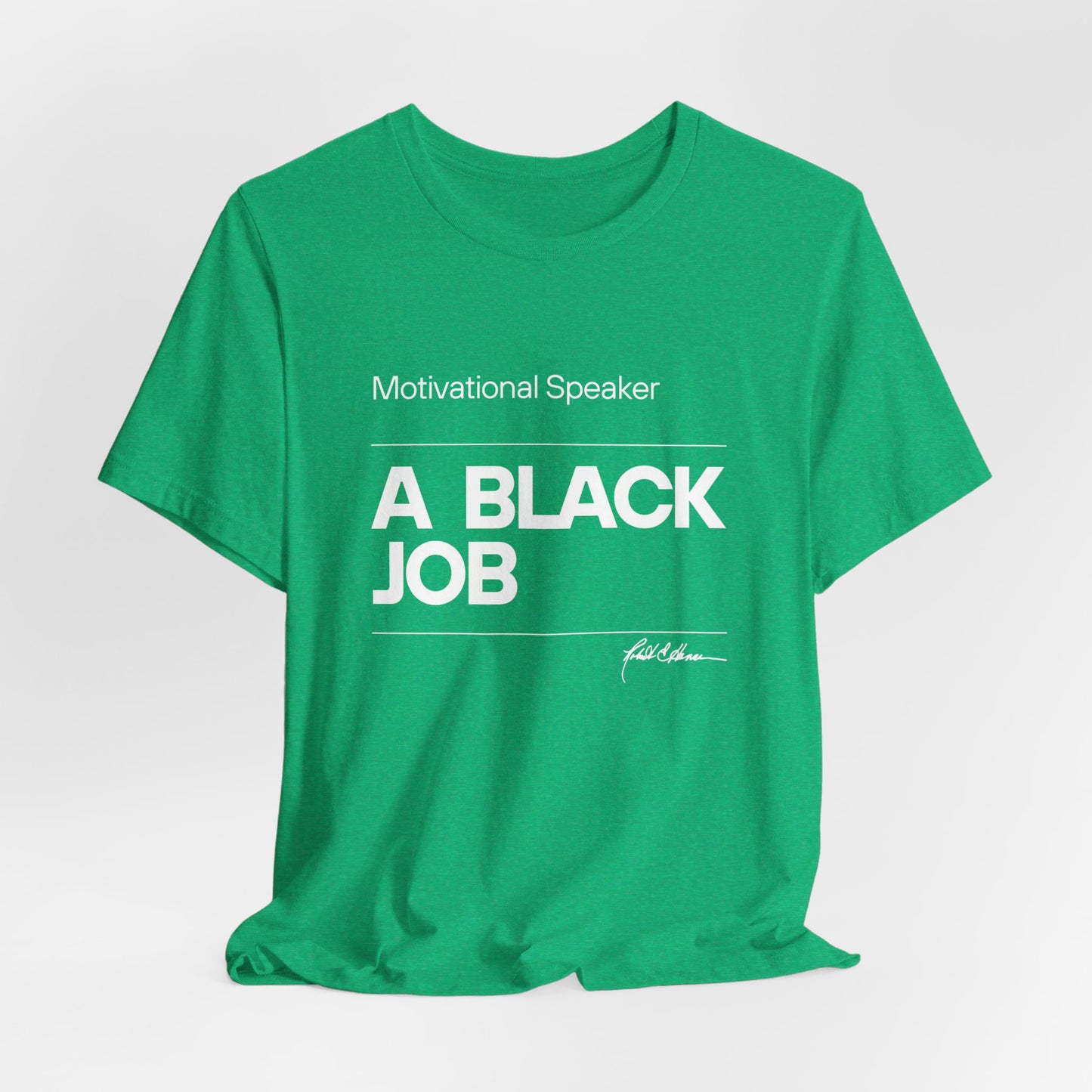 Motivational Speaker, a Black Job