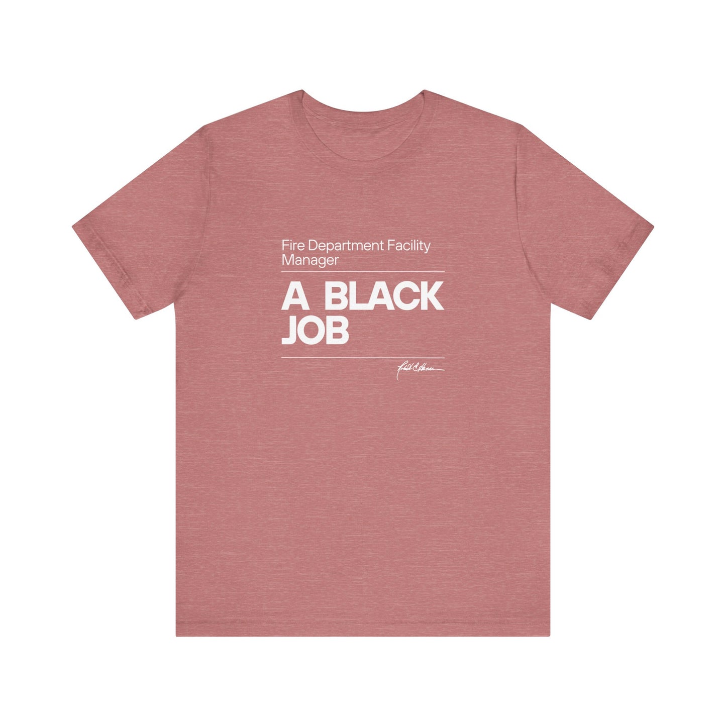 Fire Department Facility Manager, a black job